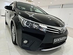 Toyota Corolla Altis 1.6L CVT Elegance LED Keyless Black 2015 
